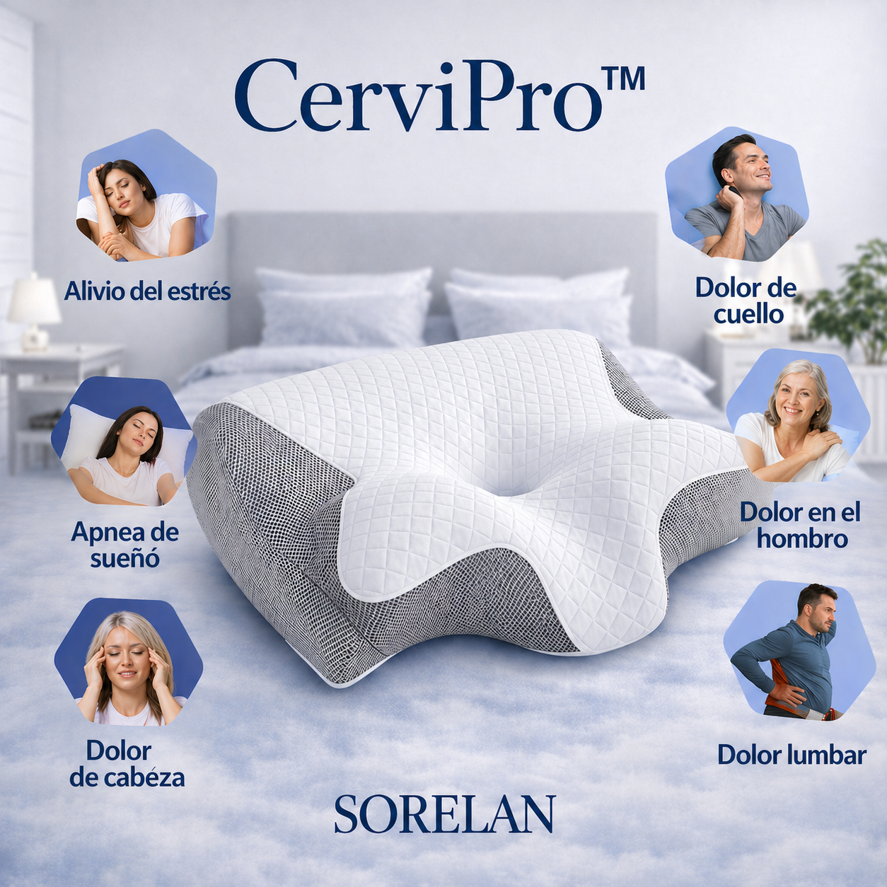 CerviPro™ – Almohada Cervical