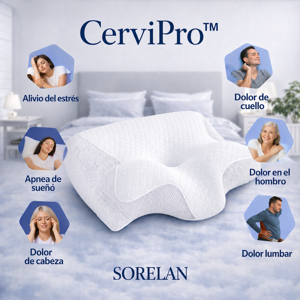 CerviPro™ – Almohada Cervical
